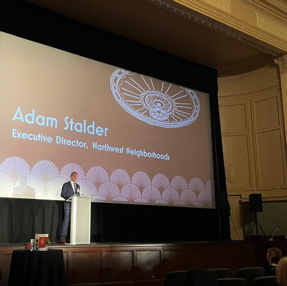 Capitol Theatre presentation displayed on-stage